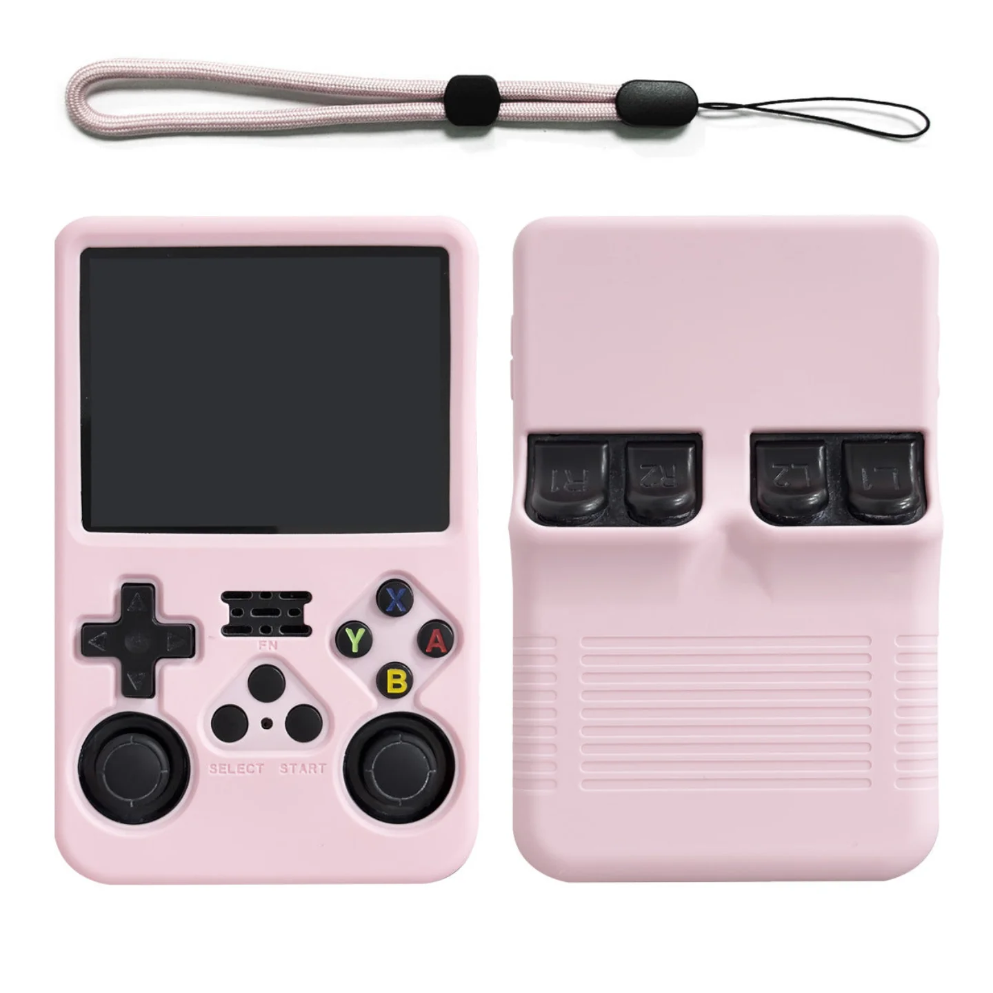 Game Console R36S Silicone Protective Case for  – Shockproof, Anti-Scratch Cover with Lanyard - Image 10
