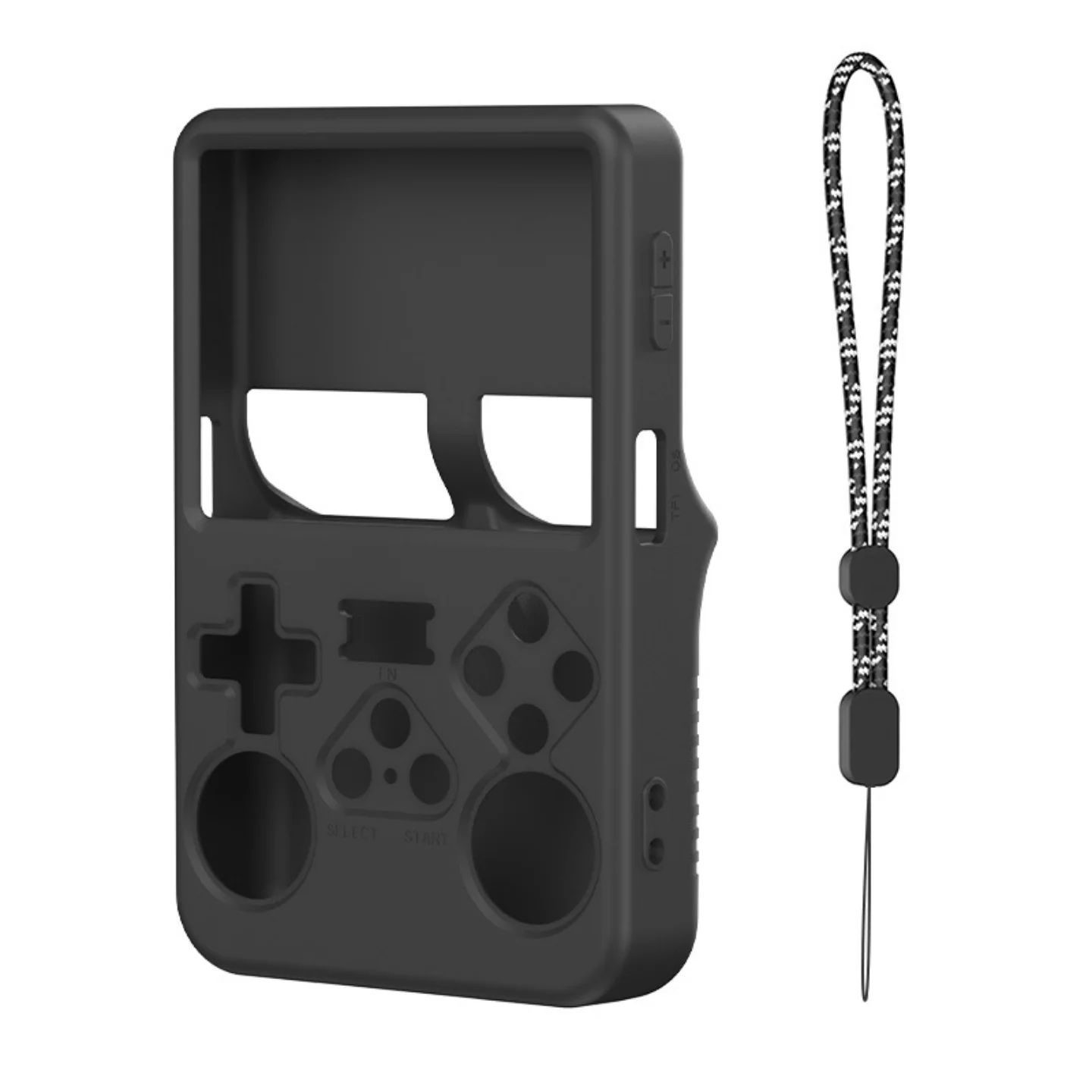 Game Console R36S Silicone Protective Case for  – Shockproof, Anti-Scratch Cover with Lanyard - Image 3