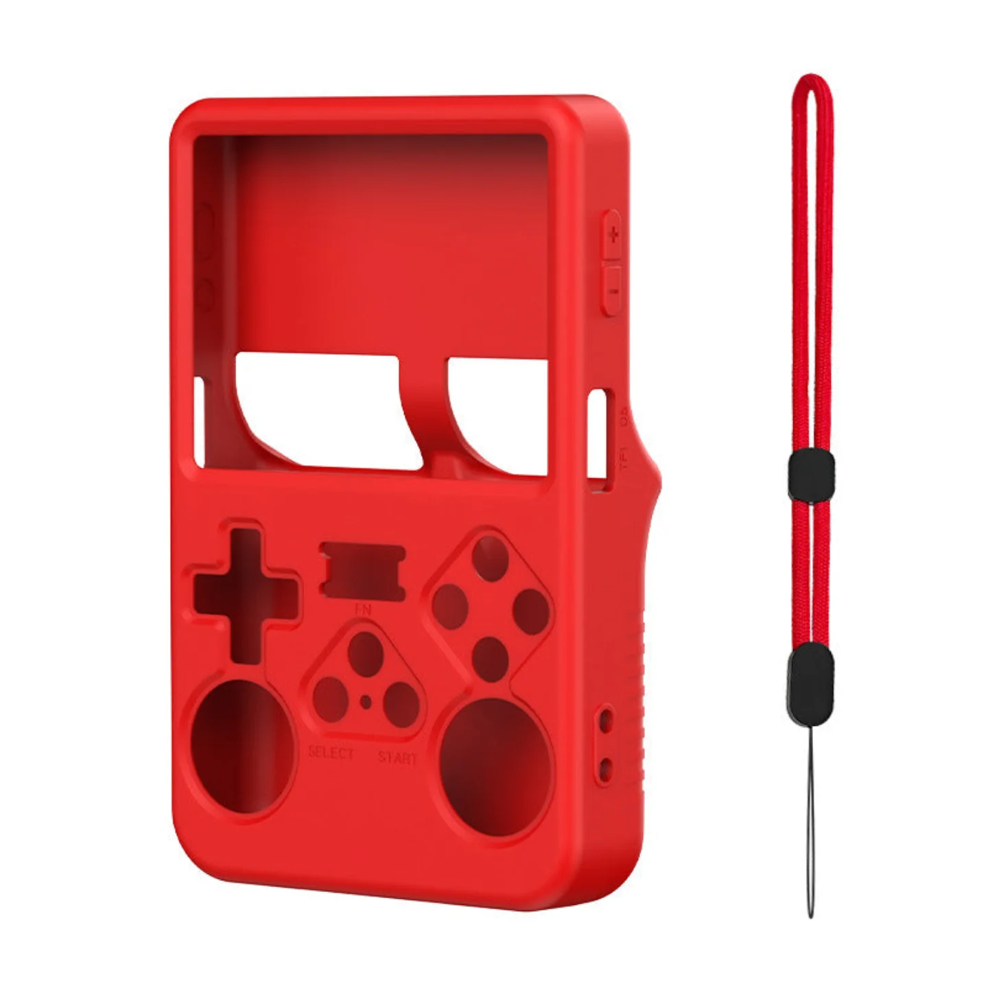 Game Console R36S Silicone Protective Case for  – Shockproof, Anti-Scratch Cover with Lanyard - Image 4
