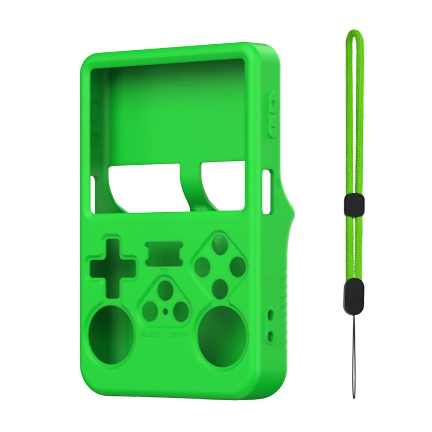 Game Console R36S Silicone Protective Case for  – Shockproof, Anti-Scratch Cover with Lanyard - Image 9