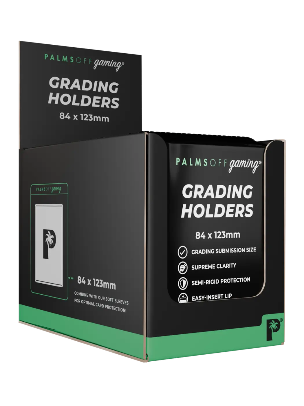 Palms Off Gaming – Grading Holders (Semi Rigid, 50pc / 200pc) - Image 4