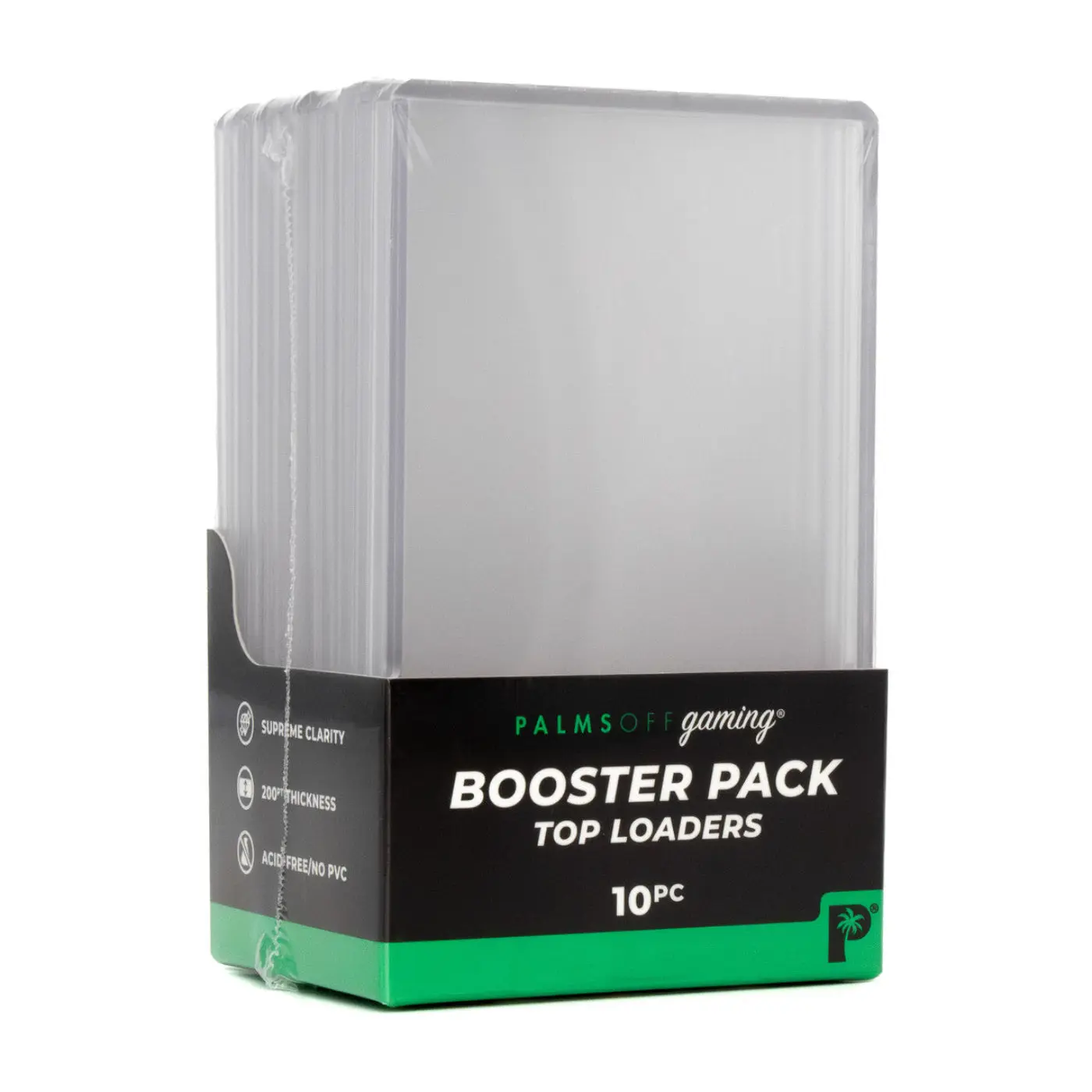 Palms Off Gaming – Booster Pack Top Loaders (Standard Size, 10 Pack)