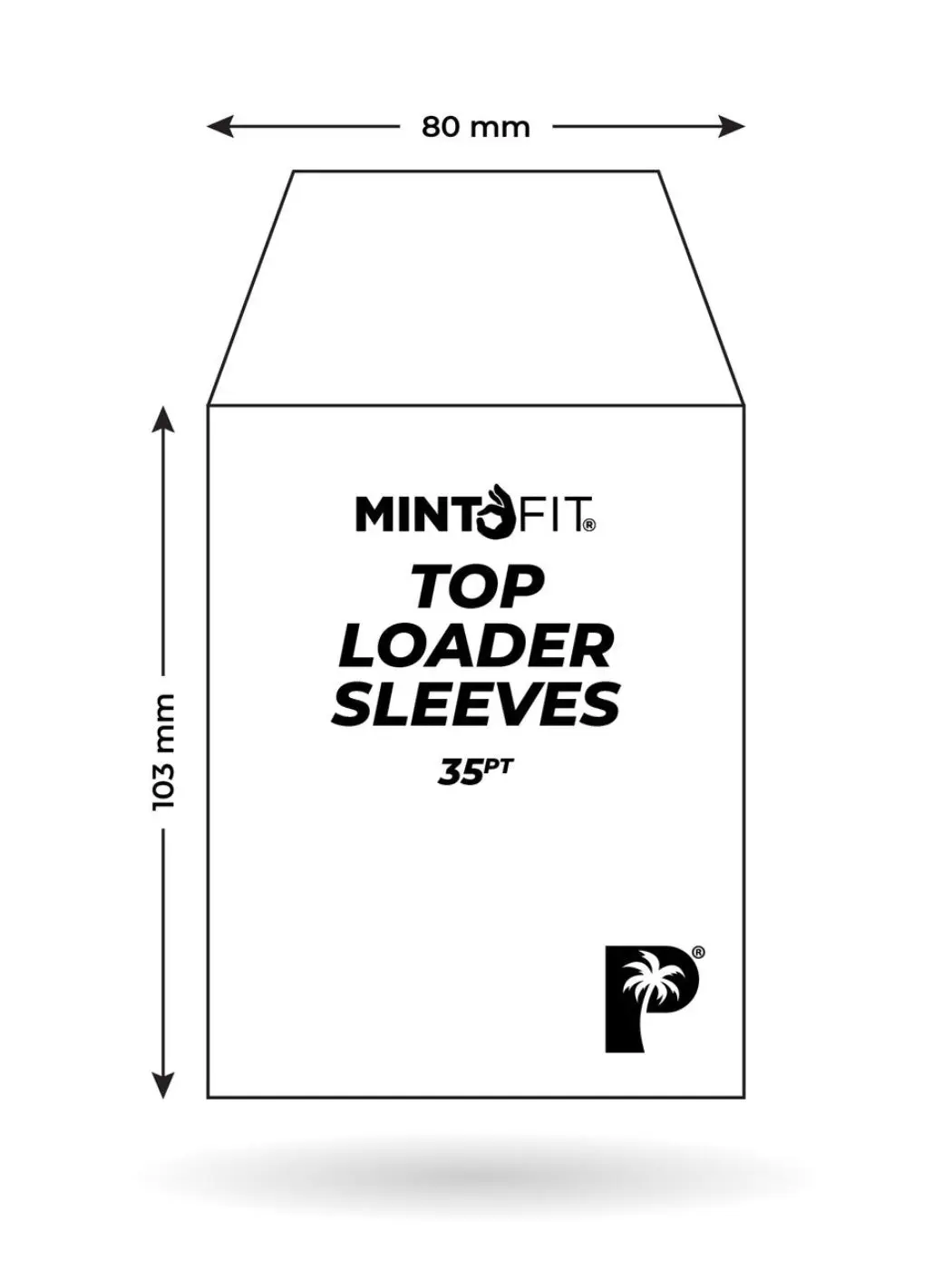 Palms Off Gaming – MintFit Top Loader Sleeves (35pt, 100 Pack) - Image 4