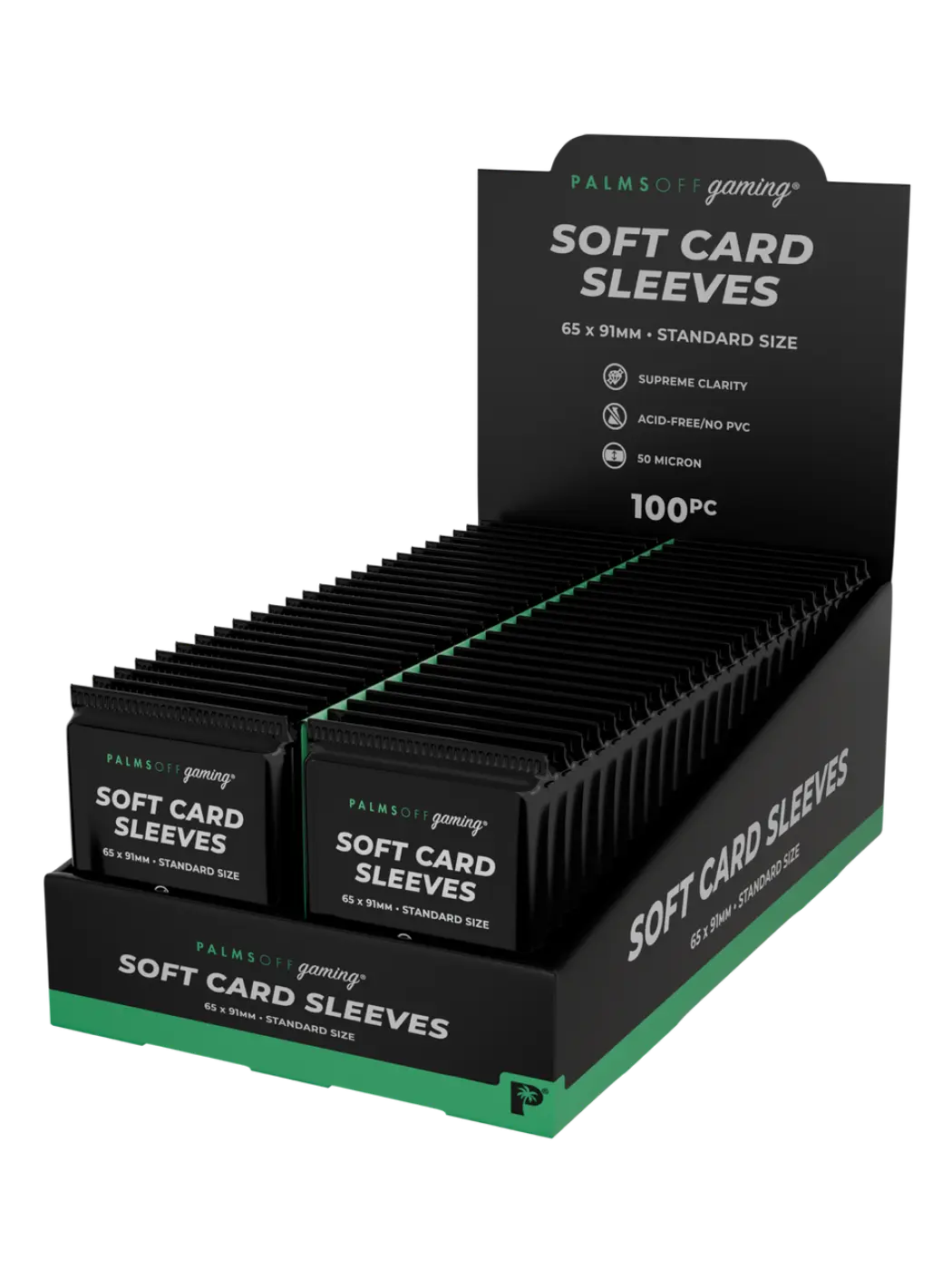 Palms Off Gaming: Soft Card Sleeves (Standard Size, 100 Pack) - Image 3