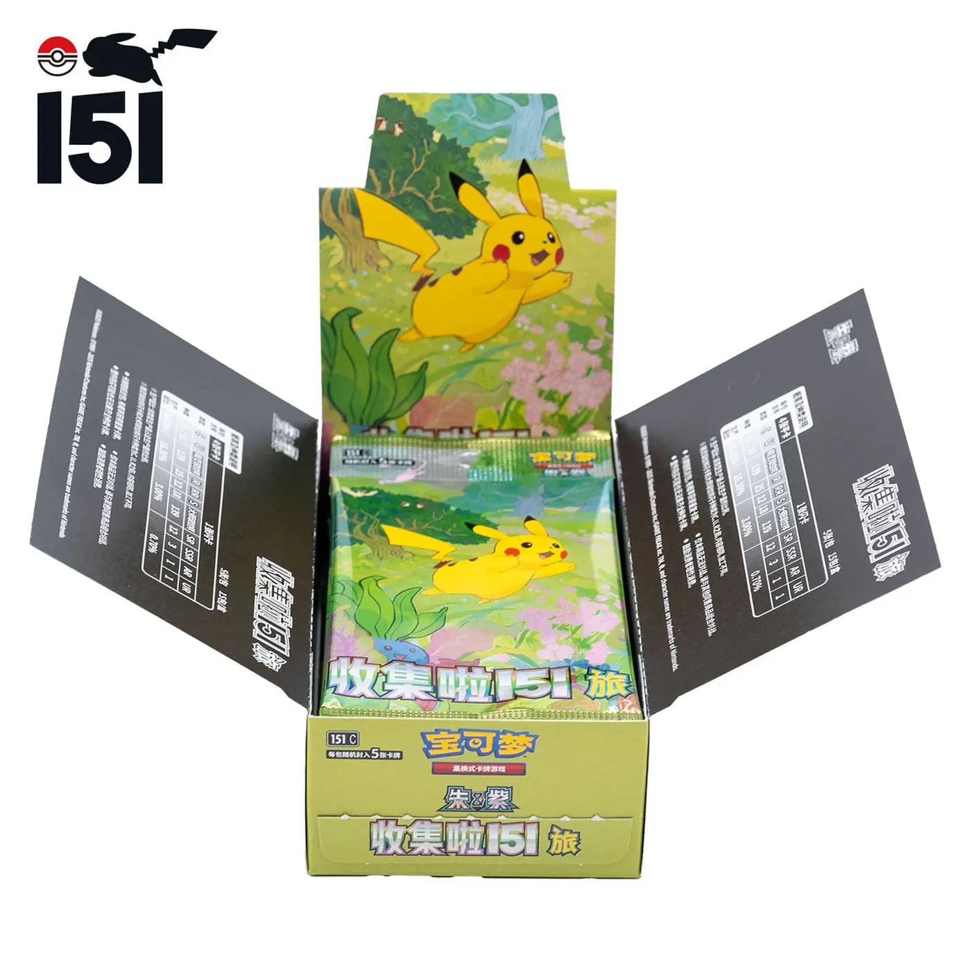 Pokémon TCG: Collect 151 Journey Slim Booster Box (151 C) – Simplified Chinese - Image 3